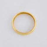 Anillo Argolla Lisa Media Caña 2.3g / T9 1/4 Oro Amarillo 18K