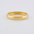 Anillo Argolla Lisa Media Caña 1.65g / T5 1/2 Oro Amarillo 18K