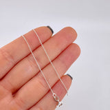Cadena Aro Seguido 1.15g / 50cm / 0.7mm Plata 925