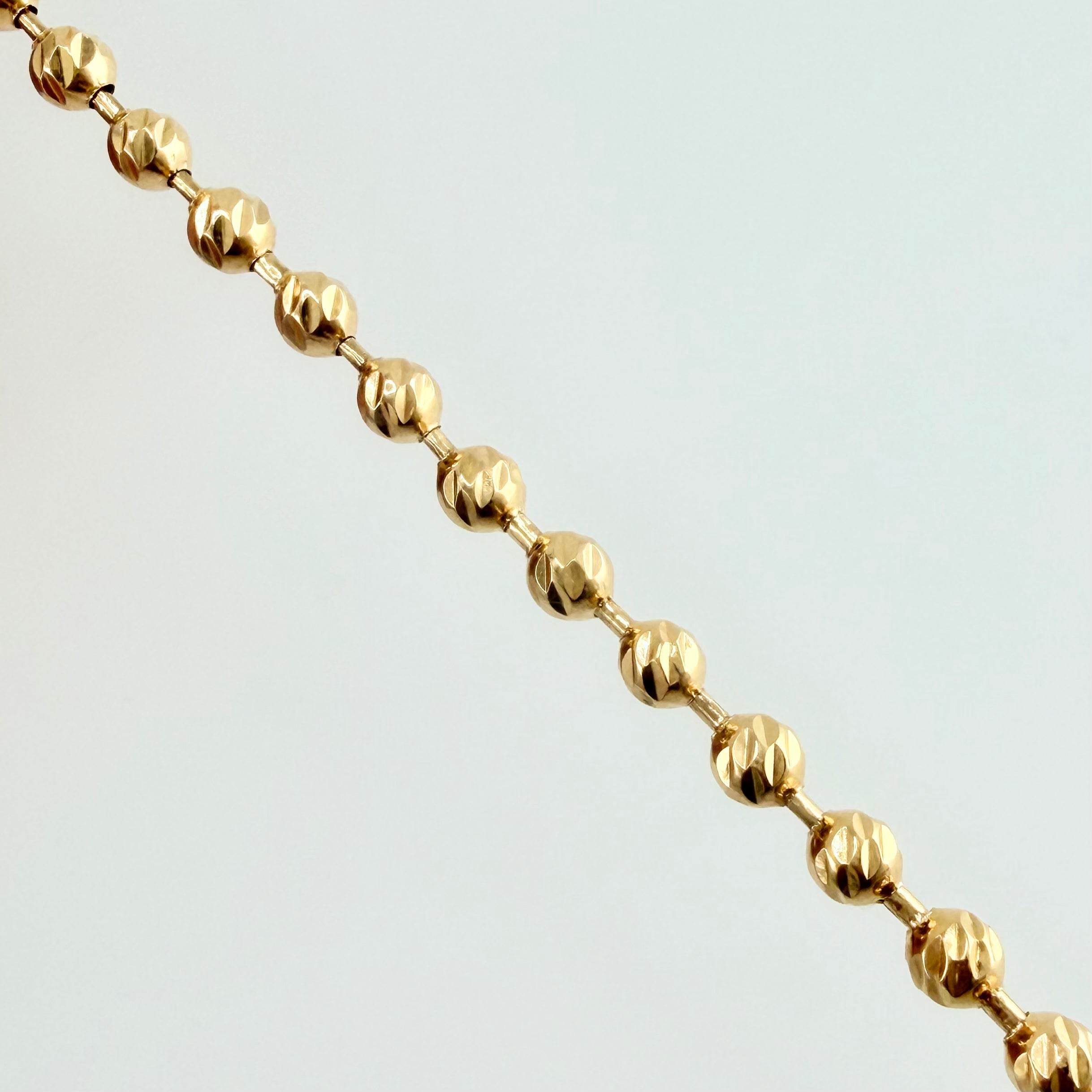 Cadena Militar 22.6gr / 60cm / 3.8mm Oro Amarillo +3 18K ©