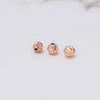 Bola Diamantada 6mm Oro Rosa $