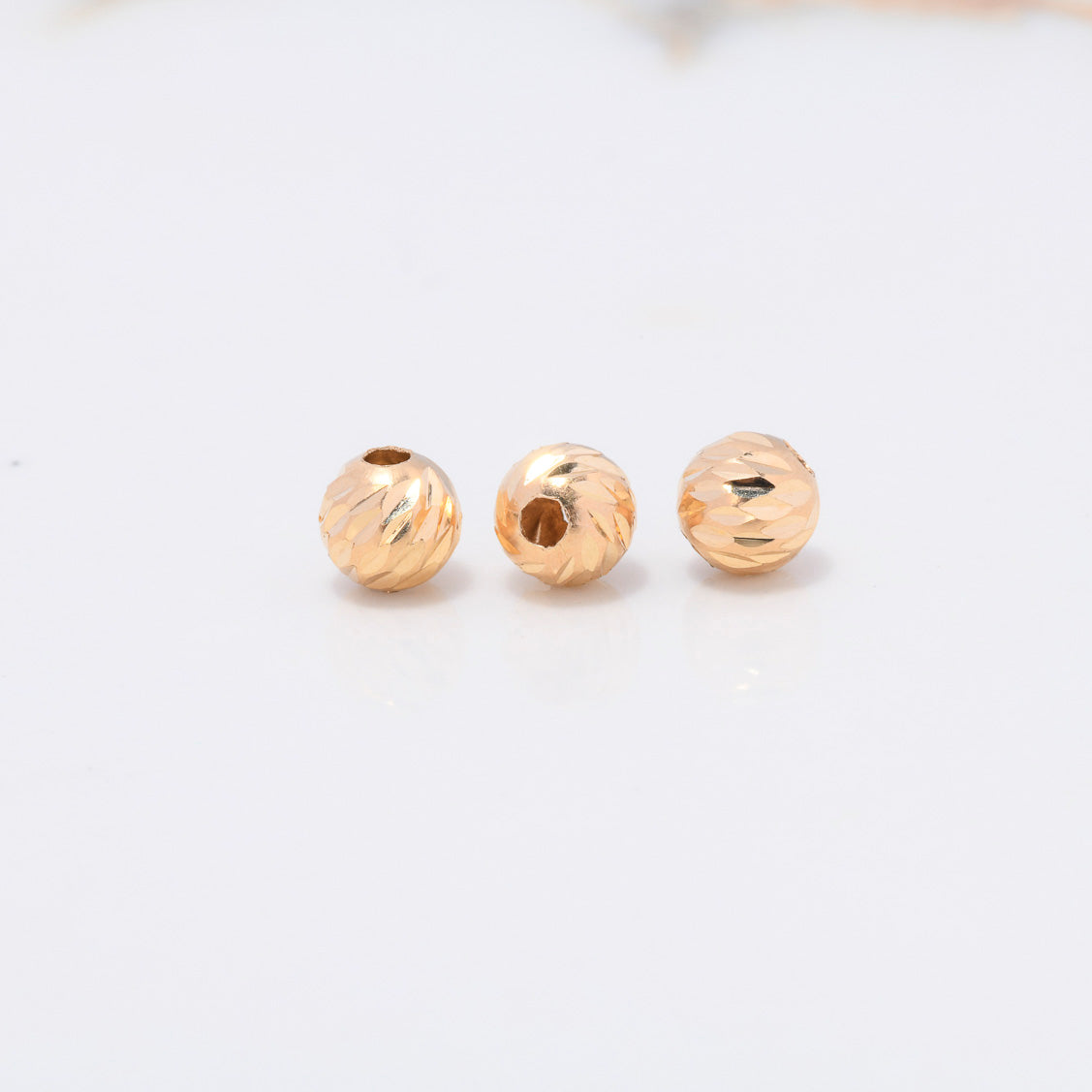 Bola Diamantada 6mm Oro Amarillo $