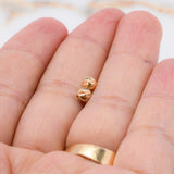 Bola Diamantada 4mm Oro Amarillo $