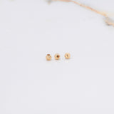 Bola Diamantada 4mm Oro Amarillo $