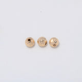 Bola Diamantada 8mm Oro Amarillo $