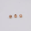 Bola Diamantada 4mm Oro Rosa $