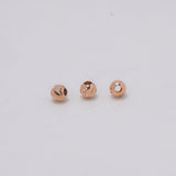 Bola Diamantada 4mm Oro Rosa $
