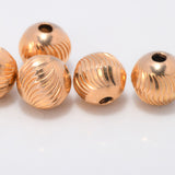 Bola Luna 8mm Diamantada Oro Amarillo $