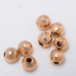 Bola Discoteca 0.25gr / 6mm Diamantada Oro Rosa $