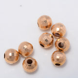 Bola Discoteca 0.25gr / 6mm Diamantada Oro Rosa $