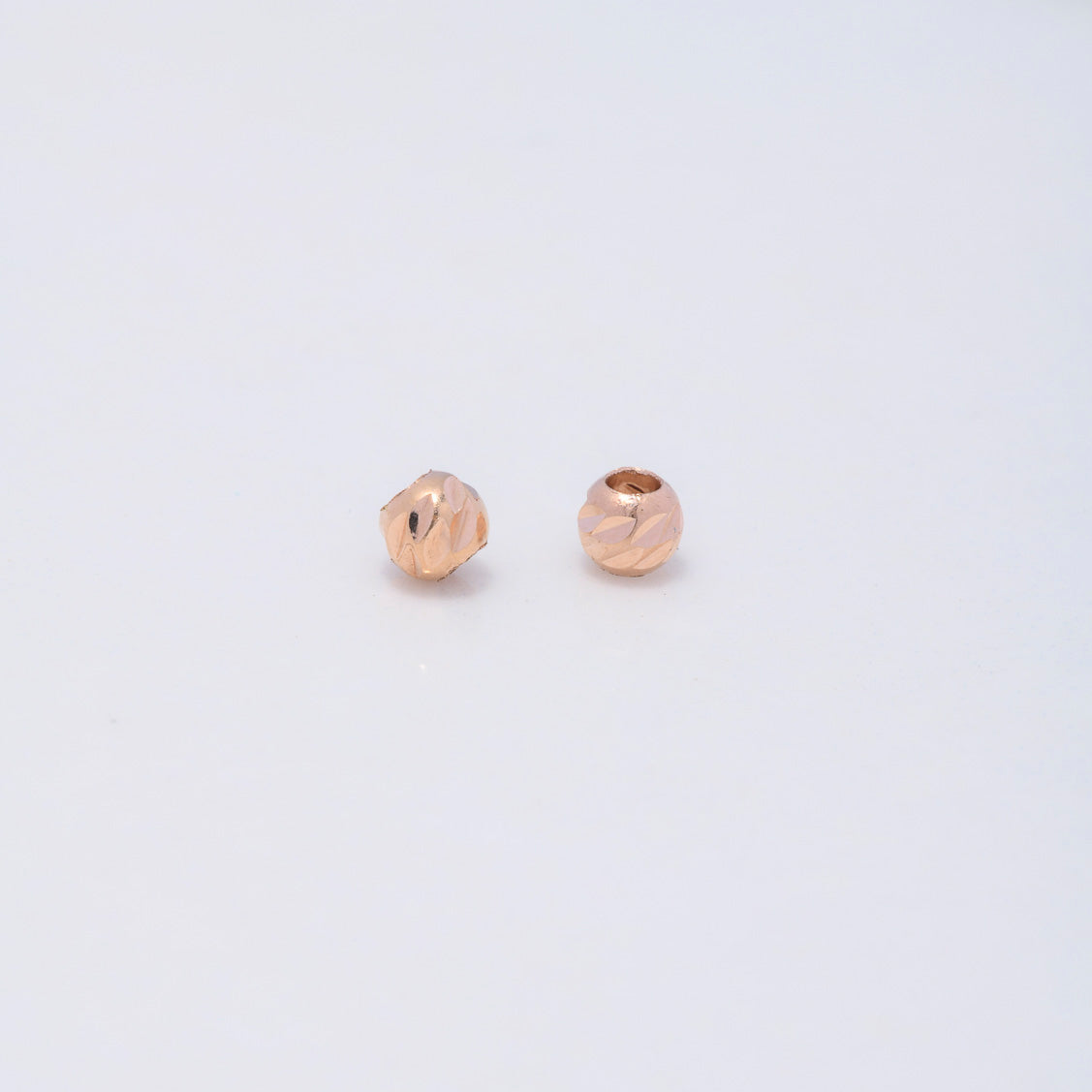 Bola Diamantada 3mm Oro Rosa $