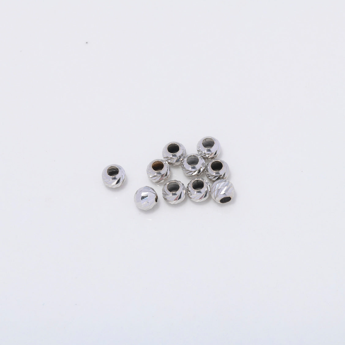 Bola Diamantada 5mm Oro Blanco $