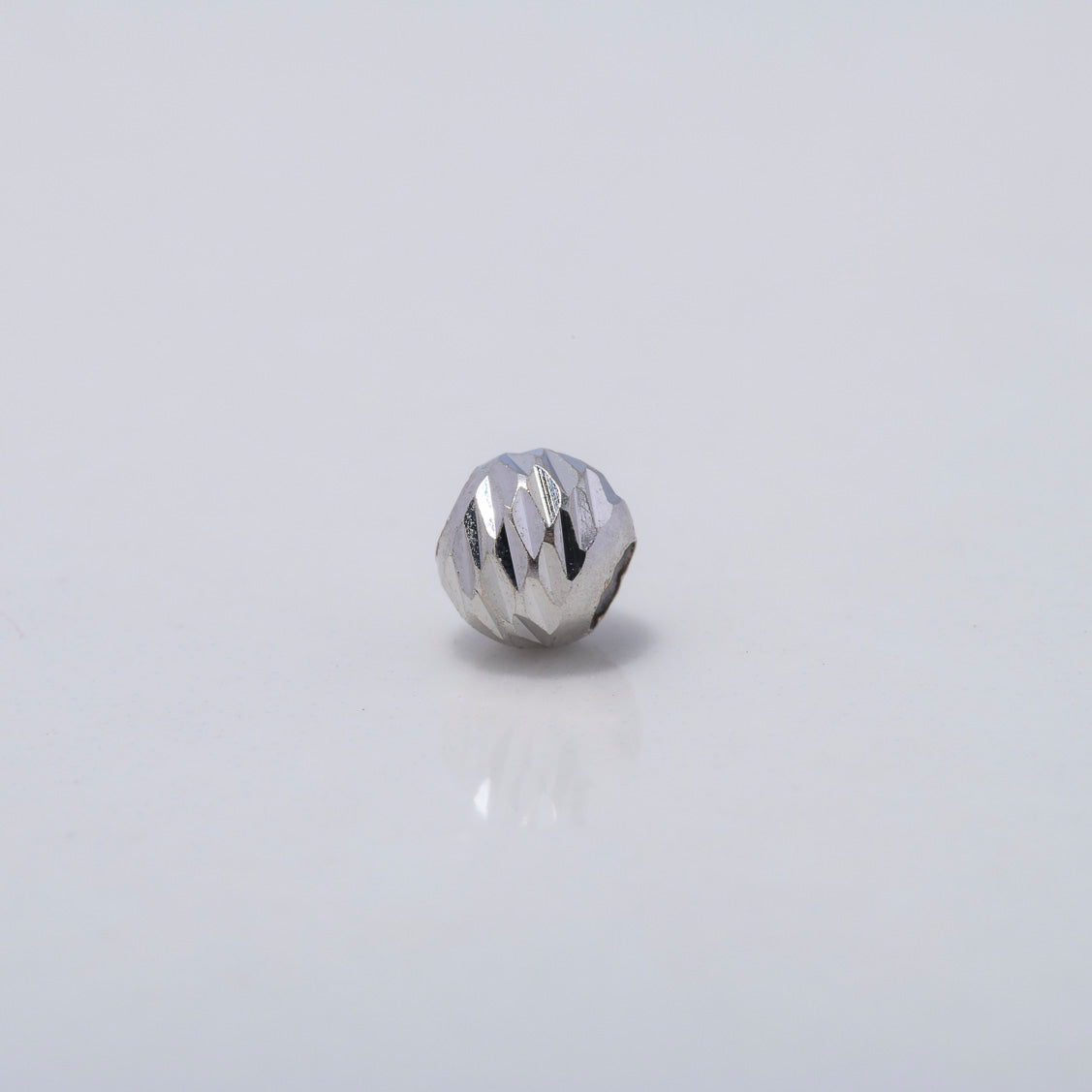 Bola Diamantada 5mm Oro Blanco $