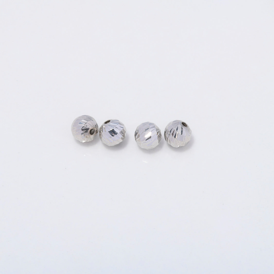 Bola Diamantada 6mm Oro Blanco $