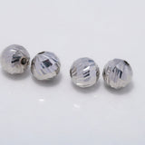 Bola Diamantada 6mm Oro Blanco $