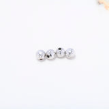 Bola Diamantada 7mm Oro Blanco $