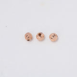 Bola Diamantada 6mm Oro Rosa $