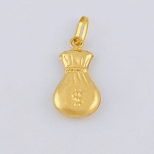 Dije Bolsa De Dinero 0.5 g / 2 cm Oro Amarillo 18K