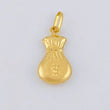 Dije Bolsa De Dinero 0.55 g / 2 cm Oro Amarillo 18K