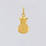 Dije Bolsa De Dinero 0.5 g / 2 cm Oro Amarillo 18K