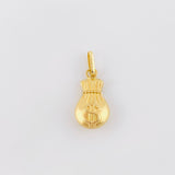 Dije Bolsa De Dinero 0.55 g / 1.8 cm Oro Amarillo 18K