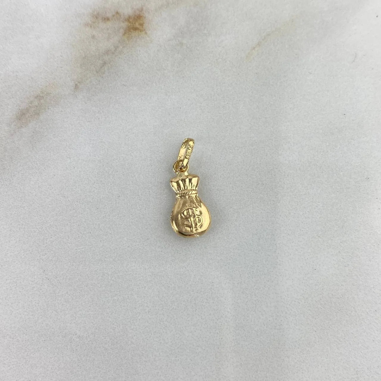 Dije Bolsa De Dinero 0.35 g / 1.7 cm Oro Amarillo 18K