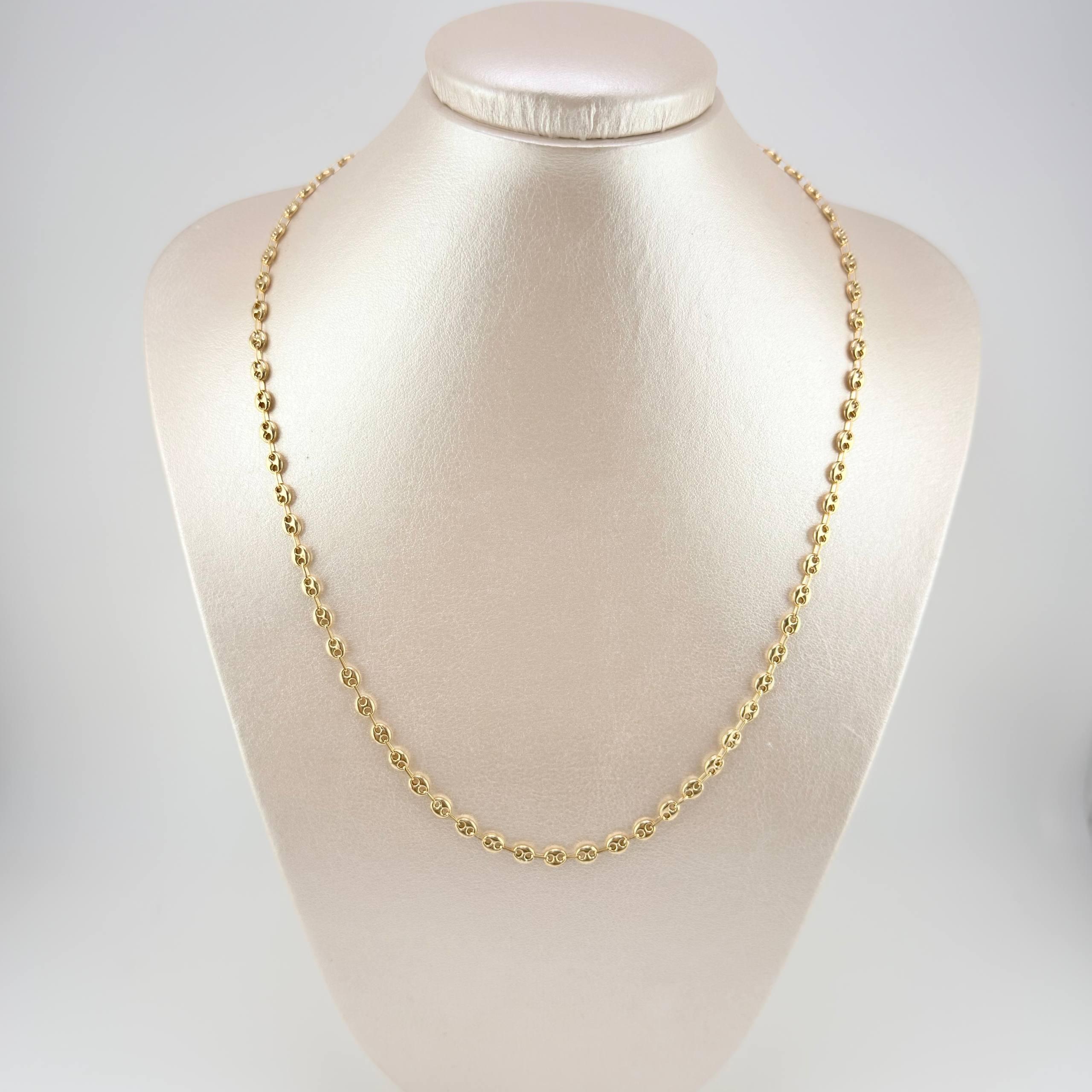 Cadena Gc 5.75g / 50cm / 3.45mm Oro Amarillo 18K
