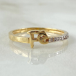 Anillo Fe 2.4gr / T5 1/4 / Oro Amarillo 18K