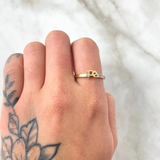 Anillo Fe 2.4gr / T5 1/4 / Oro Amarillo 18K