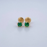 Topos Bisel Cinco Garras 0.85gr / Oro Amarillo 18K *