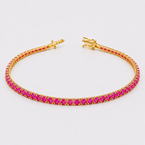 Pulso Tenis 3.85g / 18cm / 1.6mm Oro Amarillo 18K
