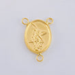 Herraje Crucero San Miguel Arcangel 0.95 g / 2 cm Oro Amarillo 18K