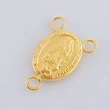 Herraje Crucero Virgen De Guadalupe 0.85 g / 2 cm Oro Amarillo 18K