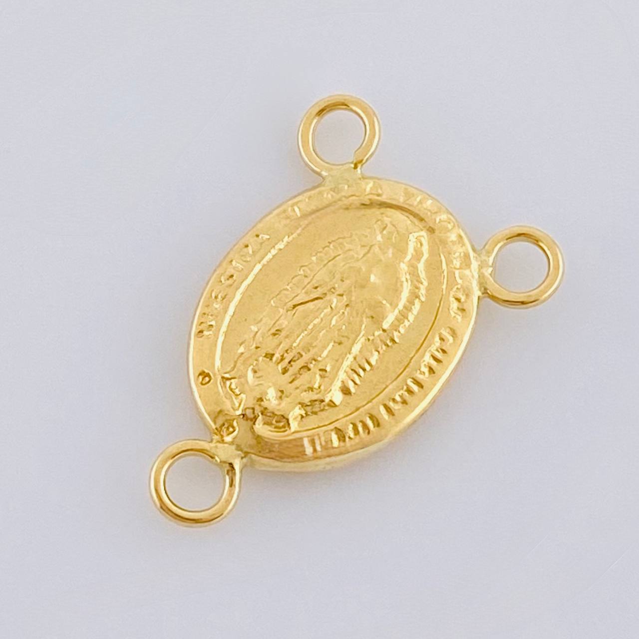 Herraje Crucero Virgen De Guadalupe 0.8 g / 2 cm Oro Amarillo 18K