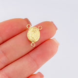 Herraje Crucero Virgen De Guadalupe 0.6 g / 1.5 cm Oro Amarillo 18K