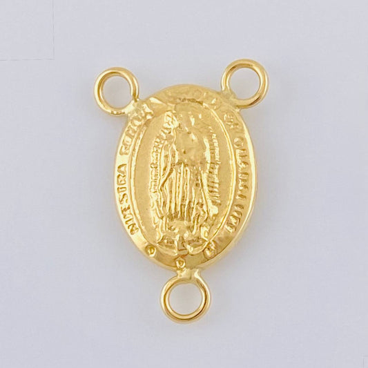 Herraje Crucero Virgen De Guadalupe 0.6 g / 1.5 cm Oro Amarillo 18K