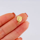 Herraje Crucero Virgen De Guadalupe 0.45 g / 1.2 cm Oro Amarillo 18K