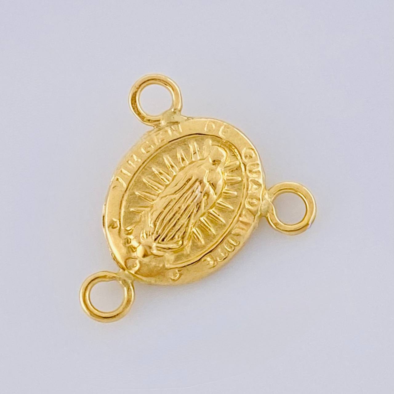 Herraje Crucero Virgen De Guadalupe 0.45 g / 1.2 cm Oro Amarillo 18K