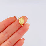 Herraje Crucero Virgen De La Milagrosa 0.55 g / 1.6 cm Oro Amarillo 18K