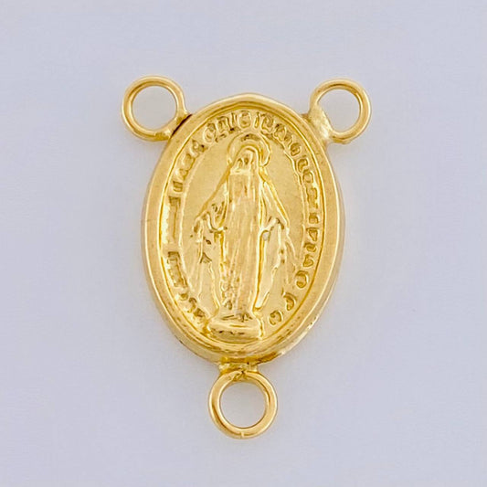 Herraje Crucero Virgen De La Milagrosa 0.55 g / 1.6 cm Oro Amarillo 18K