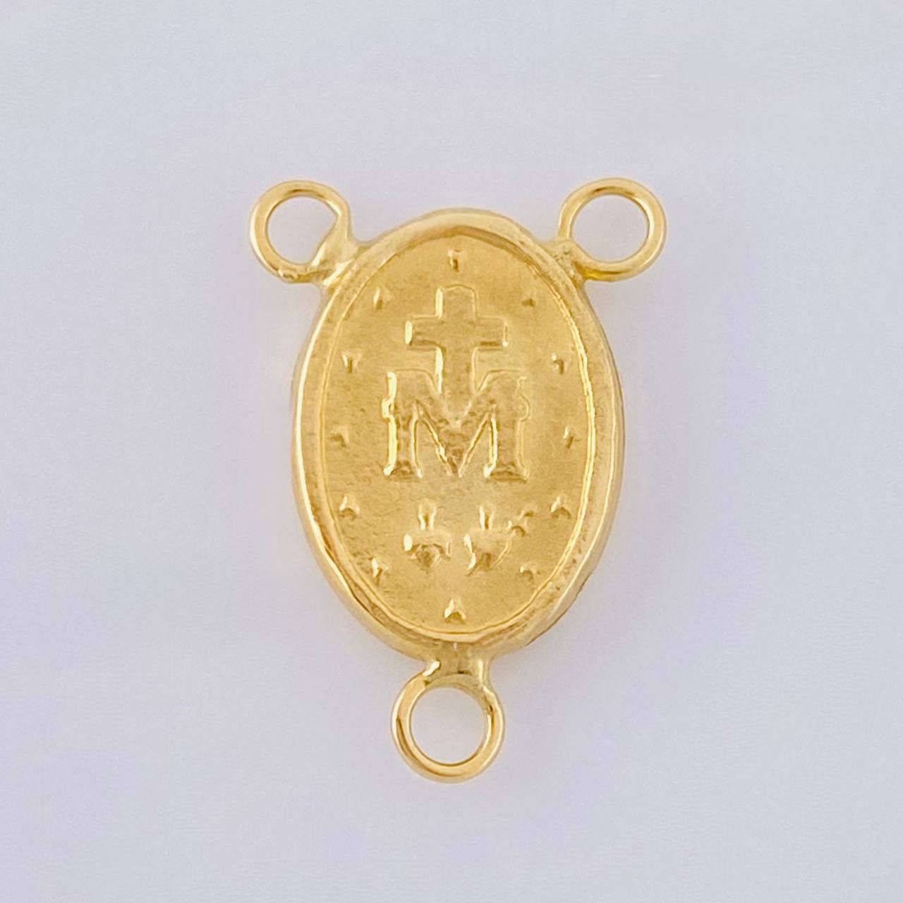 Herraje Crucero Virgen De La Milagrosa 0.6 g / 1.5 cm Oro Amarillo 18K