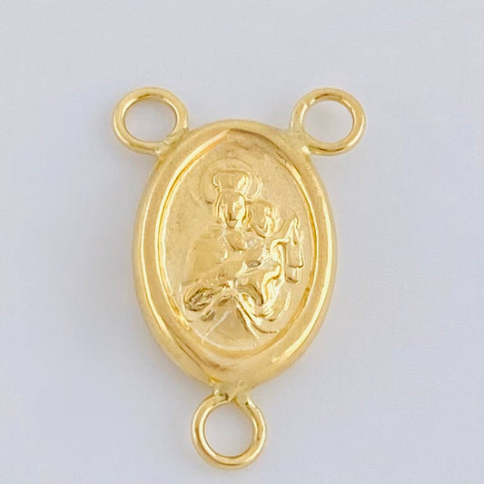 Herraje Crucero Virgen Del Carmen 0.5 g / 1.5 cm Oro Amarillo 18K