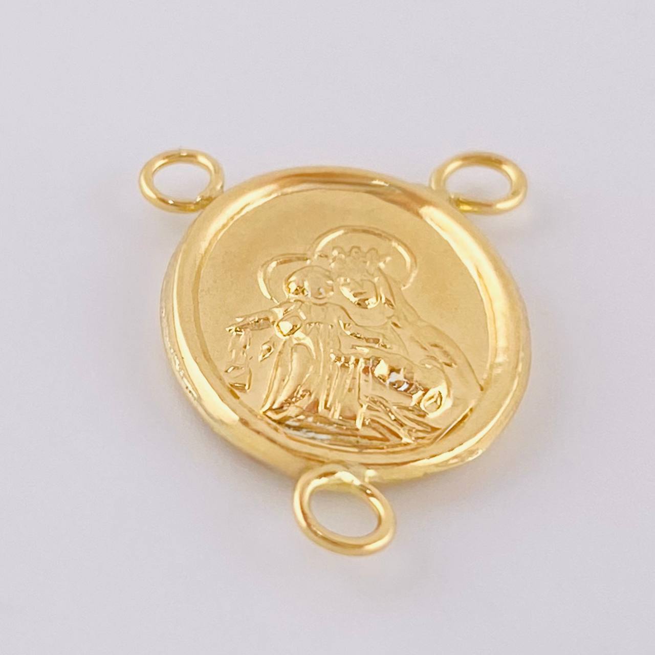 Herraje Crucero Virgen Del Carmen 1 g / 2.1 cm Oro Amarillo 18K