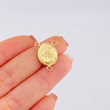 Herraje Crucero Virgen Del Carmen 0.9 g / 2 cm Oro Amarillo 18K