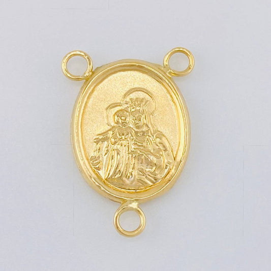 Herraje Crucero Virgen Del Carmen 1 g / 2 cm Oro Amarillo 18K