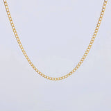 Cadena Cubana 2.3 g / 50 cm / 1.4 mm Oro Amarillo 18K