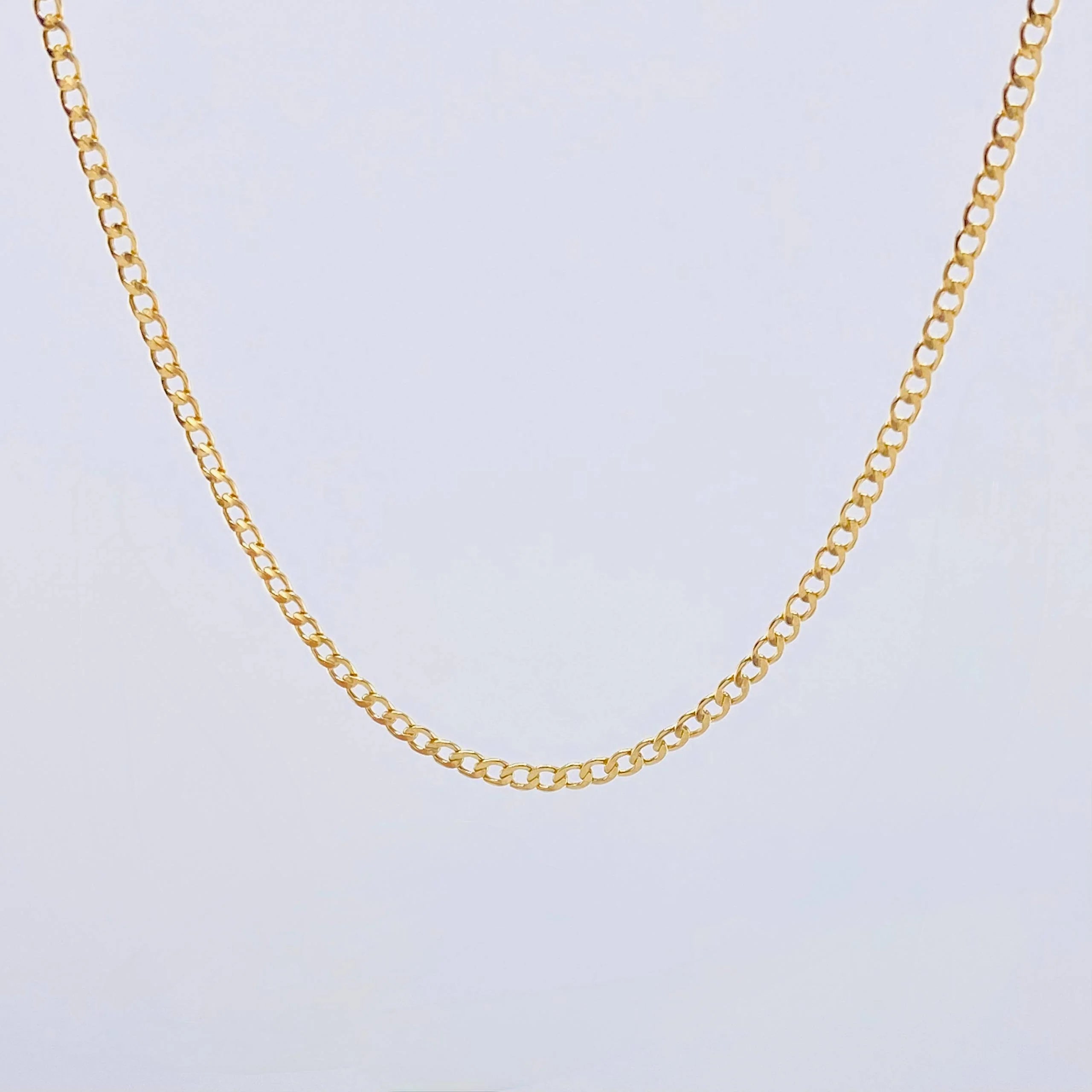 Cadena Cubana 2.35 g / 46 cm / 2.5 mm Oro Amarillo 18K