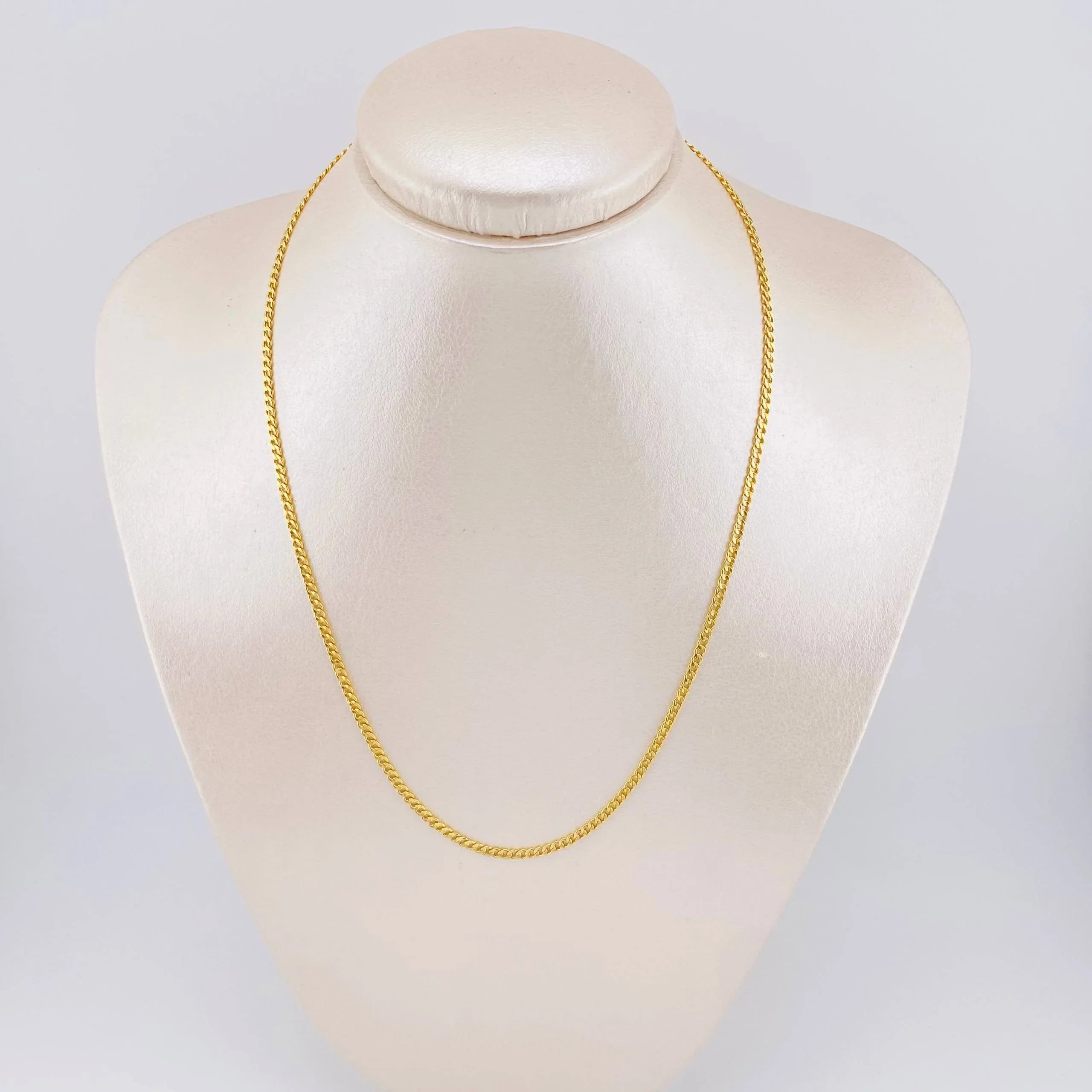 Cadena Cubana 2.3 g / 50 cm / 1.4 mm Oro Amarillo 18K