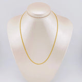 Cadena Cubana 2.2 g / 46.5 cm / 2.5 mm Oro Amarillo 18K