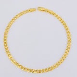 Pulso Cubano 2.6g / 17.7cm / 3,3mm Oro Amarillo 18K +3